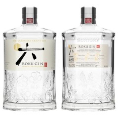 Roku Gin Craft Japonais - Gin aux 6 Botaniques Japonaises| 43% vol | 7