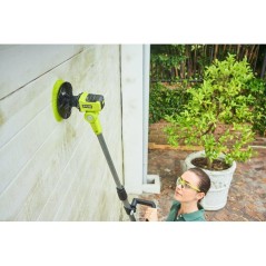 RYOBI Brosse télescopique 18V ONE+ nettoyage multisurface - batterie 2Ah + chargeur - R18TPS-120G