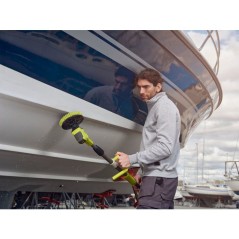RYOBI Brosse télescopique 18V ONE+ nettoyage multisurface - batterie