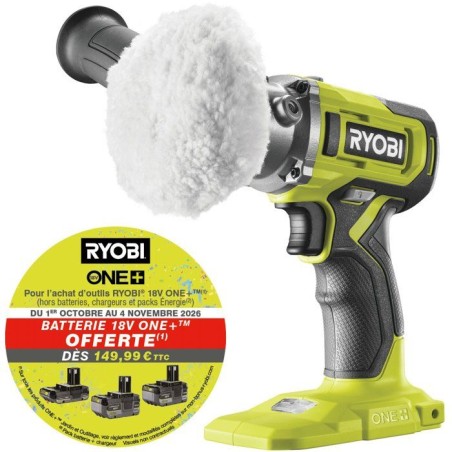 RYOBI Polisseuse rotative 18V ONE+ carrosserie - sans batterie ni char