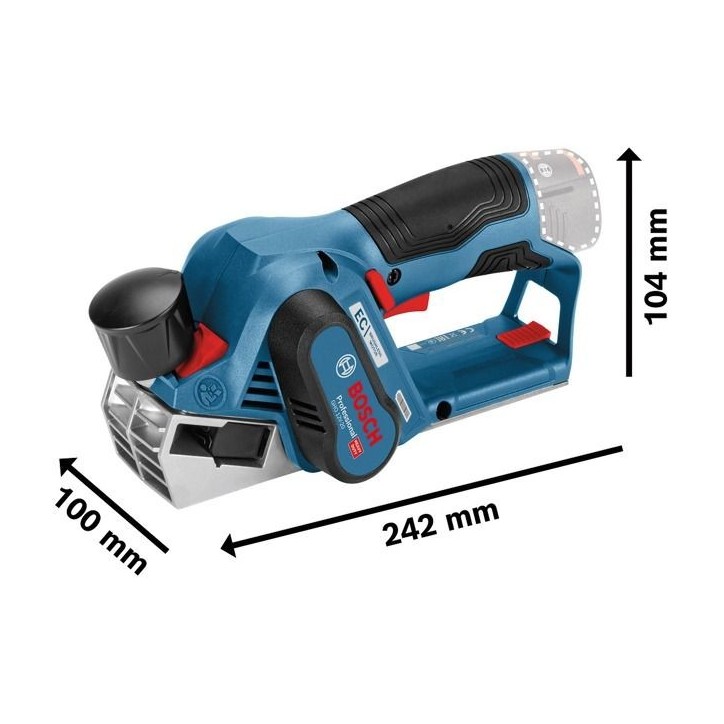 Rabot sans fil Bosch Professional GHO 12V-20 - 06015A7002 - Pour raboter le bois - Coffret L-BOXX inclus Rabot sans fil Bosch Professional GHO 12V-20 - 06015A7002 - Pour raboter le bois - Coffret L-BOXX inclus