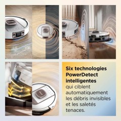 Robot Aspirateur Laveur - SHARK PowerDetect ThermaCharged AV2900XEEUWH