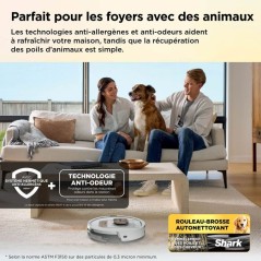 Robot aspirateur laveur - SHARK PowerDetect ThermaCharged AV2910XEEUWH