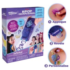 Shimmer Me Body Art KPop Demon Hunters Cool Maker - Atelier tatouages éphémères métallisés - SPIN MASTER - A partir de 7 an