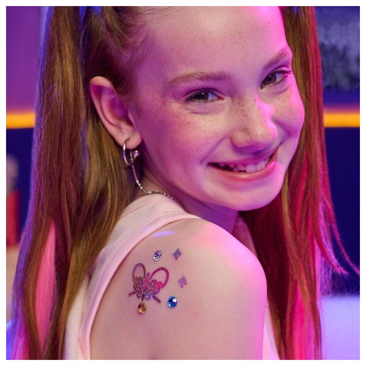 Shimmer Me Body Art KPop Demon Hunters Cool Maker - Atelier tatouages éphémères métallisés - SPIN MASTER - A partir de 7 an