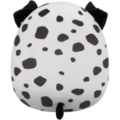 Peluche dalmatien - SQUISHMALLOWS - Dustin - 40 cm - ventre duveteux -