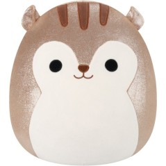 Peluche écureuil - SQUISHMALLOWS - Sawyer - 40 cm - brun pailleté -