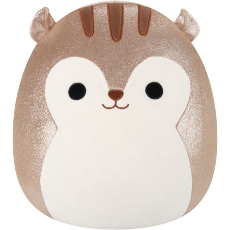 Peluche écureuil - SQUISHMALLOWS - Sawyer - 40 cm - brun pailleté -