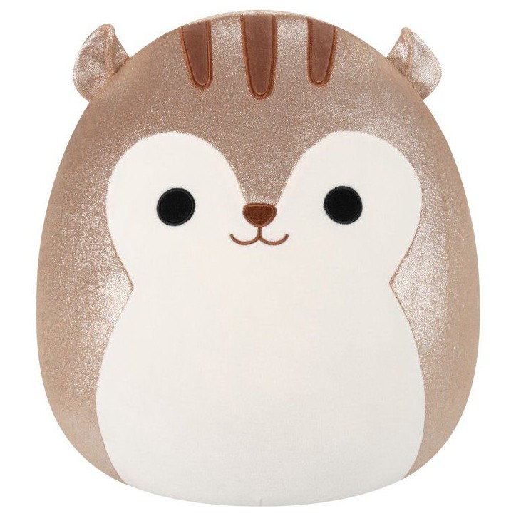 Peluche écureuil - SQUISHMALLOWS - Sawyer - 40 cm - brun pailleté - collection Original