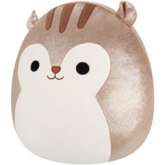 Peluche écureuil - SQUISHMALLOWS - Sawyer - 40 cm - brun pailleté - collection Original