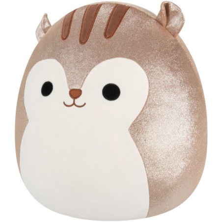 Peluche écureuil - SQUISHMALLOWS - Sawyer - 40 cm - brun pailleté - collection Original