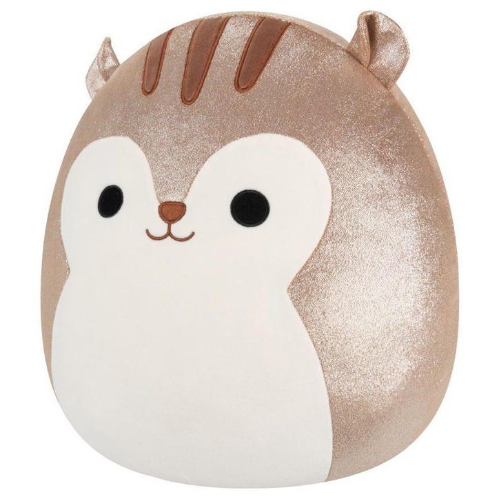 Peluche écureuil - SQUISHMALLOWS - Sawyer - 40 cm - brun pailleté - collection Original