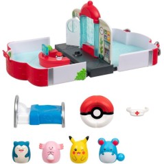 Coffret de jeu Pokémon - SQUISHMALLOWS - Squish-a-longs - 4 Mini-Squi