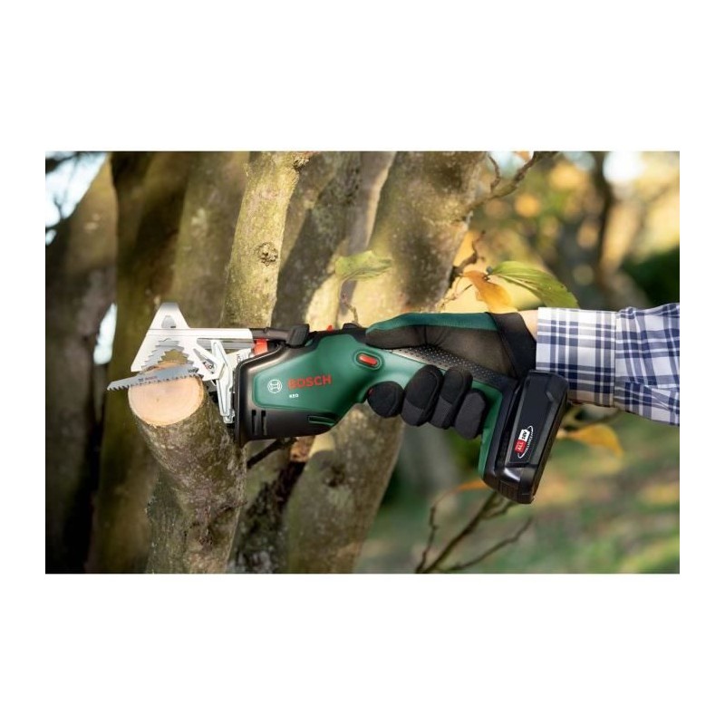 Elagueur sans fil Bosch - Keo 18V (diametre de coupe 80 mm) + batterie Elagueur sans fil Bosch - Keo 18V (diametre de coupe 80 mm) + batterie