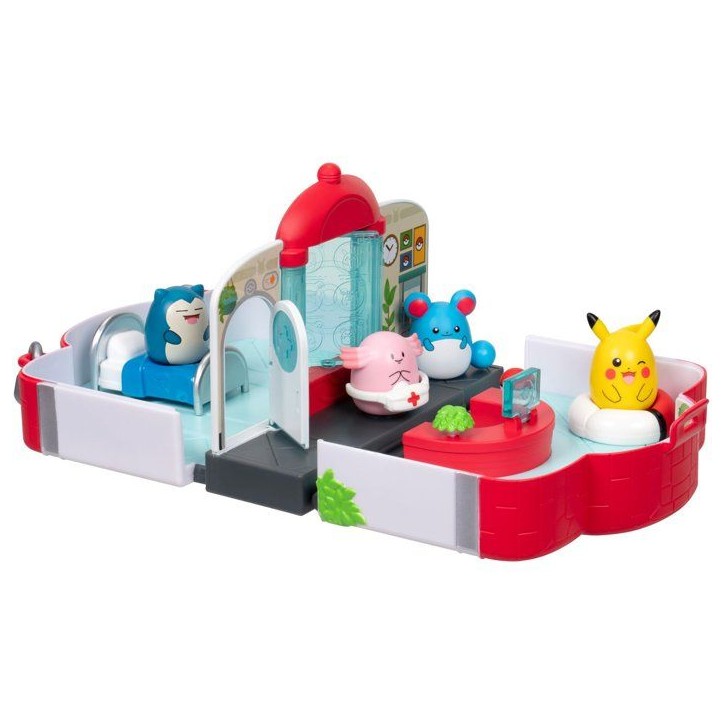Coffret de jeu Pokémon - SQUISHMALLOWS - Squish-a-longs - 4 Mini-Squish - Centre Pokémon