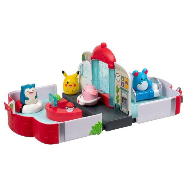 Coffret de jeu Pokémon - SQUISHMALLOWS - Squish-a-longs - 4 Mini-Squish - Centre Pokémon