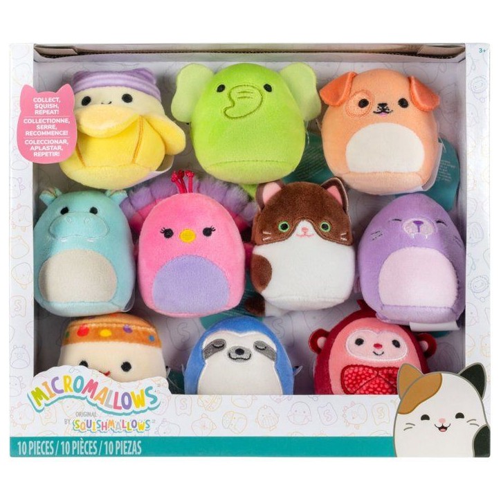 Coffret peluches miniatures - SQUISHMALLOWS - Micromallows - 10 pièces - 6,5 cm Coffret peluches miniatures - SQUISHMALLOWS - Micromallows - 10 pièces - 6,5 cm