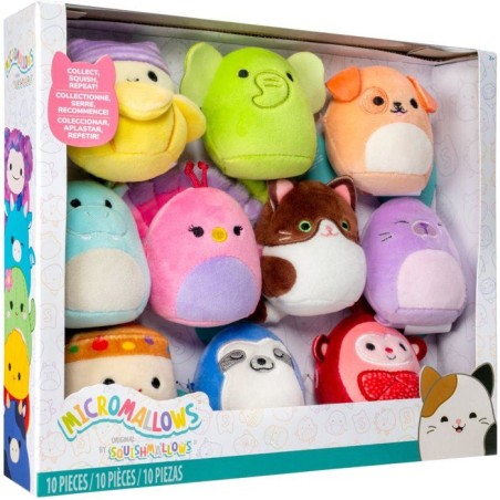 Coffret peluches miniatures - SQUISHMALLOWS - Micromallows - 10 pièces - 6,5 cm