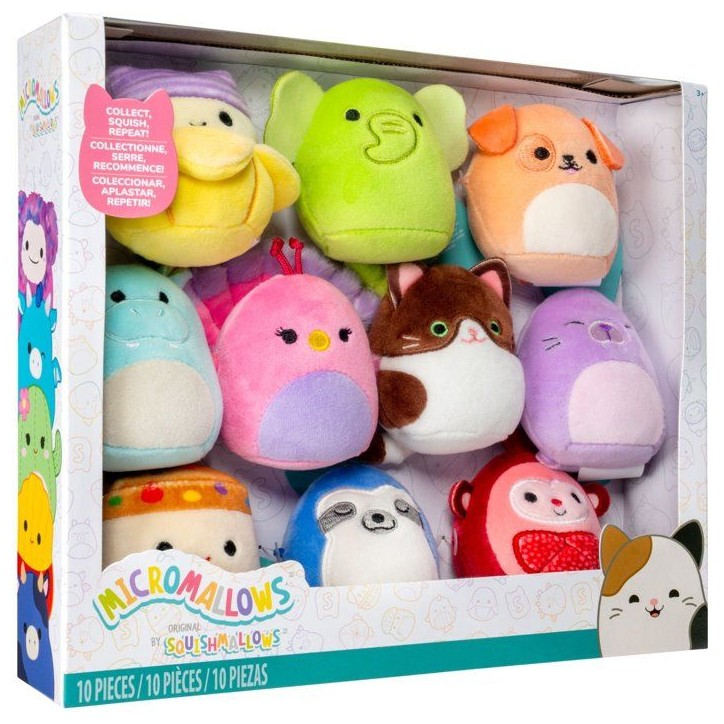 Coffret peluches miniatures - SQUISHMALLOWS - Micromallows - 10 pièces - 6,5 cm Coffret peluches miniatures - SQUISHMALLOWS - Micromallows - 10 pièces - 6,5 cm
