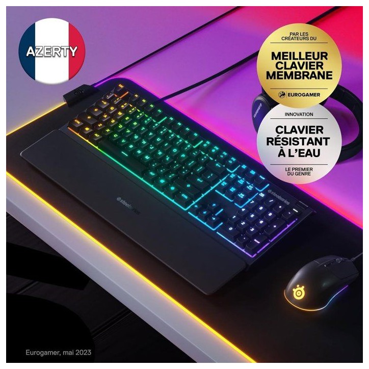 Clavier Steelseries APEX 3 FR Clavier Steelseries APEX 3 FR