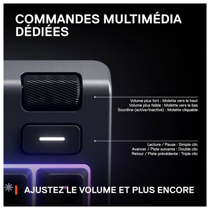 Clavier Steelseries APEX 3 FR Clavier Steelseries APEX 3 FR