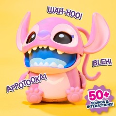 Figurine interactive - STITCH - Many Moods Angel - 15 cm - Plus de 50 interactions