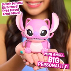 Figurine interactive - STITCH - Many Moods Angel - 15 cm - Plus de 50