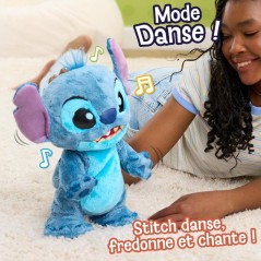 Peluche interactive STITCH Double Trouble - 36 cm - Plus de 50 sons et