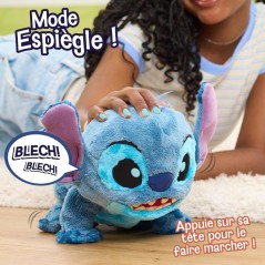 Peluche interactive STITCH Double Trouble - 36 cm - Plus de 50 sons et