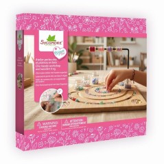 Atelier bijoux - SYCOMORE - Perles Chic et Plateau Bois XL - Perles en