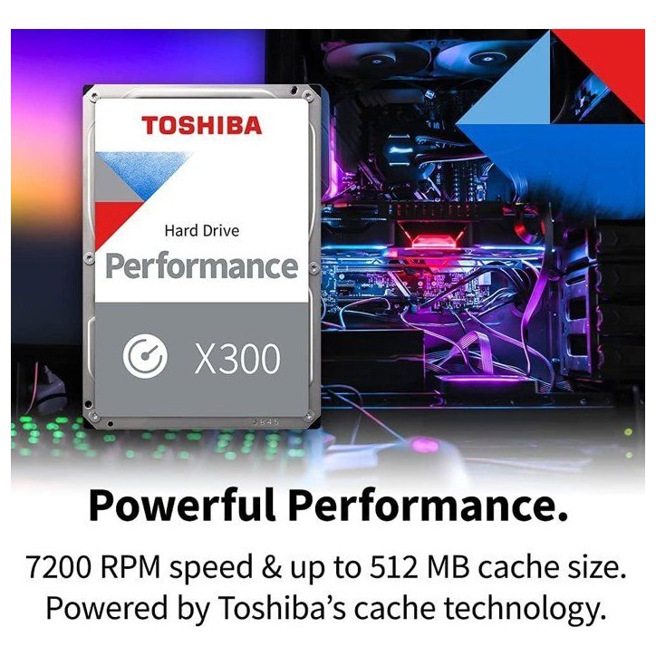TOSHIBA - X300 - Disque dur interne - 4TB (512MB) - Performance Hard Drive TOSHIBA - X300 - Disque dur interne - 4TB (512MB) - Performance Hard Drive