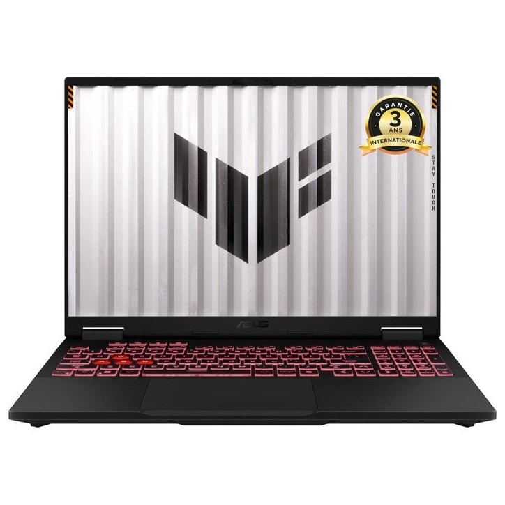 PC Portable Gamer ASUS TUF Gaming A16 TUF608 : Sans Windows - 16" WUXGA - RTX 5060 8Go - AMD Ryzen 7 260 - RAM 16Go - 512Go SSD PC Portable Gamer ASUS TUF Gaming A16 TUF608 : Sans Windows - 16" WUXGA - RTX 5060 8Go - AMD Ryzen 7 260 - RAM 16Go - 512Go SSD