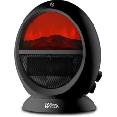 Foyer décoratif soufflant - 2000 W - WARMTECH - WTFED1500-N - ROND -