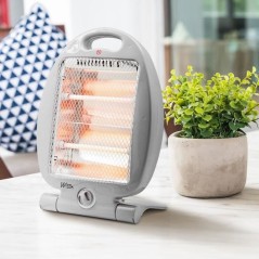 Chauffage halogène - 800 W - WARMTECH - WTHH800 - Gris