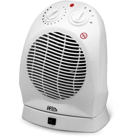 Chauffage soufflant - 2000 W - WARMTECH - WTFHO2001 - Blanc