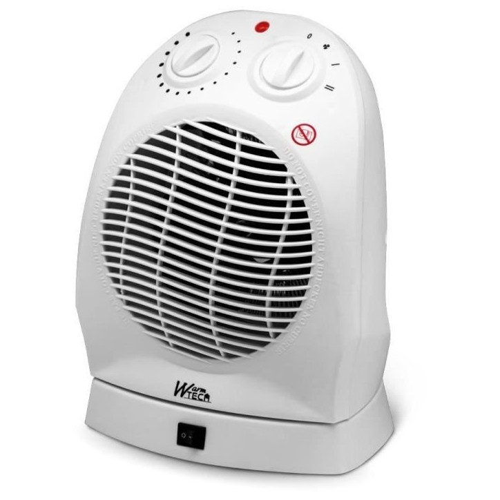 Chauffage soufflant - 2000 W - WARMTECH - WTFHO2001 - Blanc