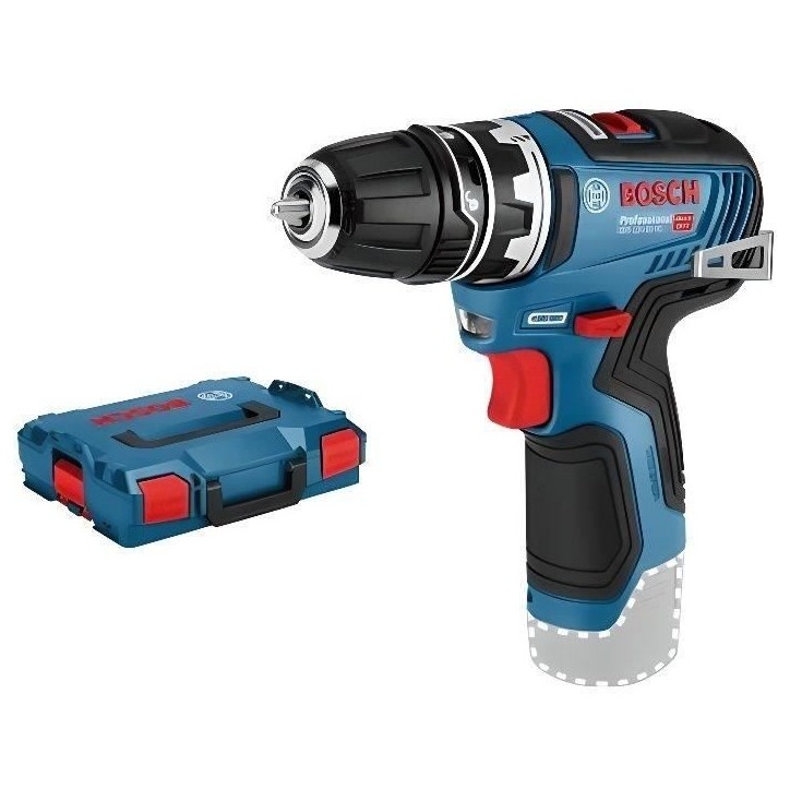 Bosch - Perceuse-visseuse sans fil GSR 12V-35 FC Flexiclic - 35Nm sans batterie ni chargeur dans une L-Boxx 102 Professional Bosch - Perceuse-visseuse sans fil GSR 12V-35 FC Flexiclic - 35Nm sans batterie ni chargeur dans une L-Boxx 102 Professional