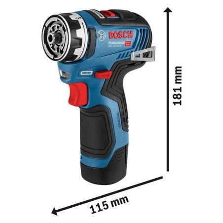 Bosch - Perceuse-visseuse sans fil GSR 12V-35 FC Flexiclic - 35Nm sans batterie ni chargeur dans une L-Boxx 102 Professional