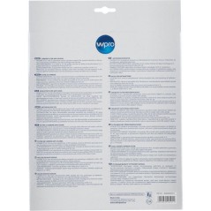 Filtre charbon hotte - WPRO - CHF15/1 - Anti-odeurs - Haute performanc