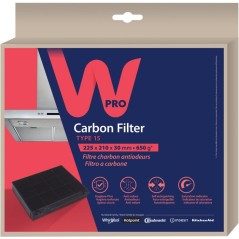Filtre charbon hotte - WPRO - CHF15/1 - Anti-odeurs - Haute performanc