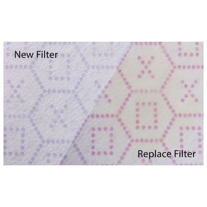 Filtre charbon hotte - WPRO - CHF180/1 - Anti-odeurs - Haute performance - Type 180