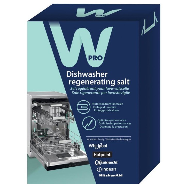 Sel régénérant lave-vaisselle - WPRO - DWS115 - Anti-calcaire - Haute pureté - 1 kg Sel régénérant lave-vaisselle - WPRO - DWS115 - Anti-calcaire - Haute pureté - 1 kg