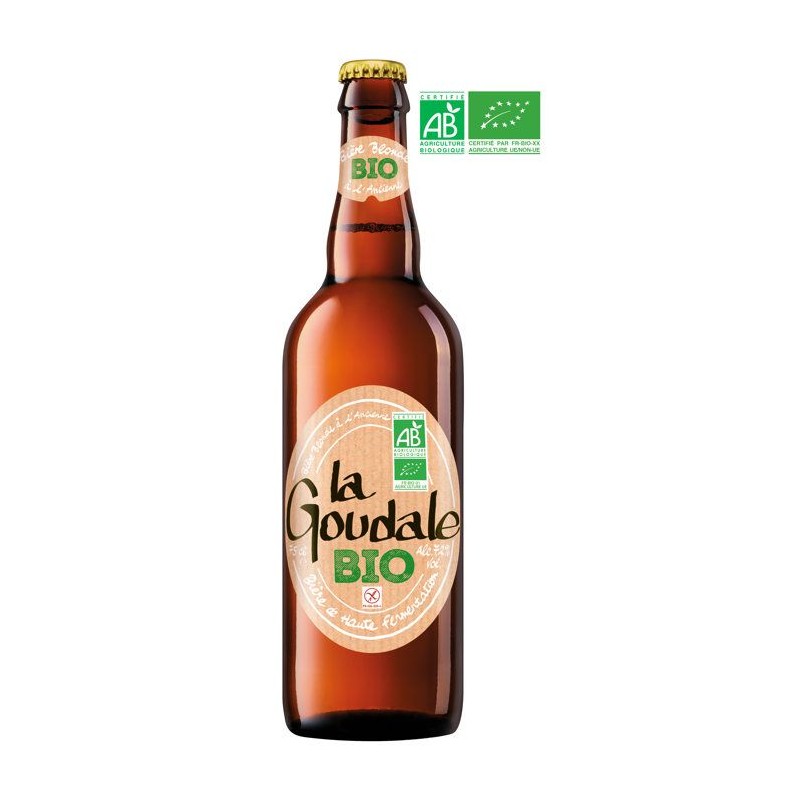 La Goudale Blonde Bio - Biere blonde Bio - Bouteille 75cl