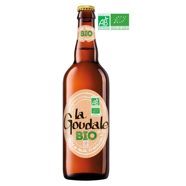 La Goudale Blonde Bio - Biere blonde Bio - Bouteille 75cl La Goudale Blonde Bio - Biere blonde Bio - Bouteille 75cl