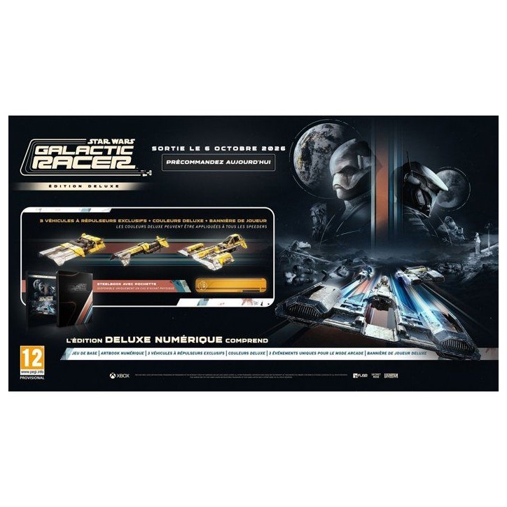 Star Wars Galactic Racer - Deluxe Edition - Jeu Xbox Series X Star Wars Galactic Racer - Deluxe Edition - Jeu Xbox Series X