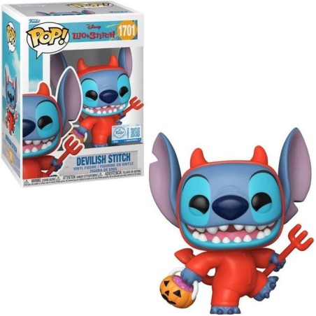Figurine Funko Pop! - Disney - Stitch en Diable n°1701 Chase