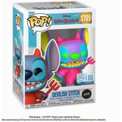 Figurine Funko Pop! - Disney - Stitch en Diable n°1701 Chase