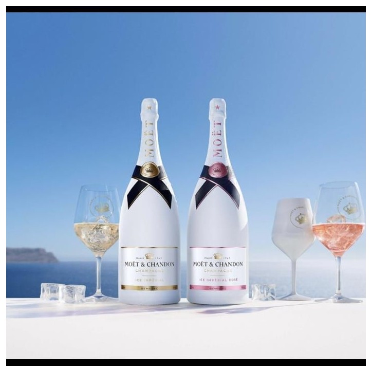 Champagne Moët & Chandon Ice Imperial Rosé Demi-Sec 12% - 75cl Champagne Moët & Chandon Ice Imperial Rosé Demi-Sec 12% - 75cl