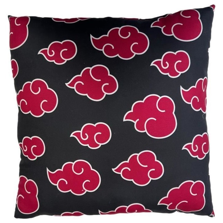 Coussin double face - Carré - NARUTO SHIPPUDEN - Akatsuki - Microfibre - 40 x 40 cm