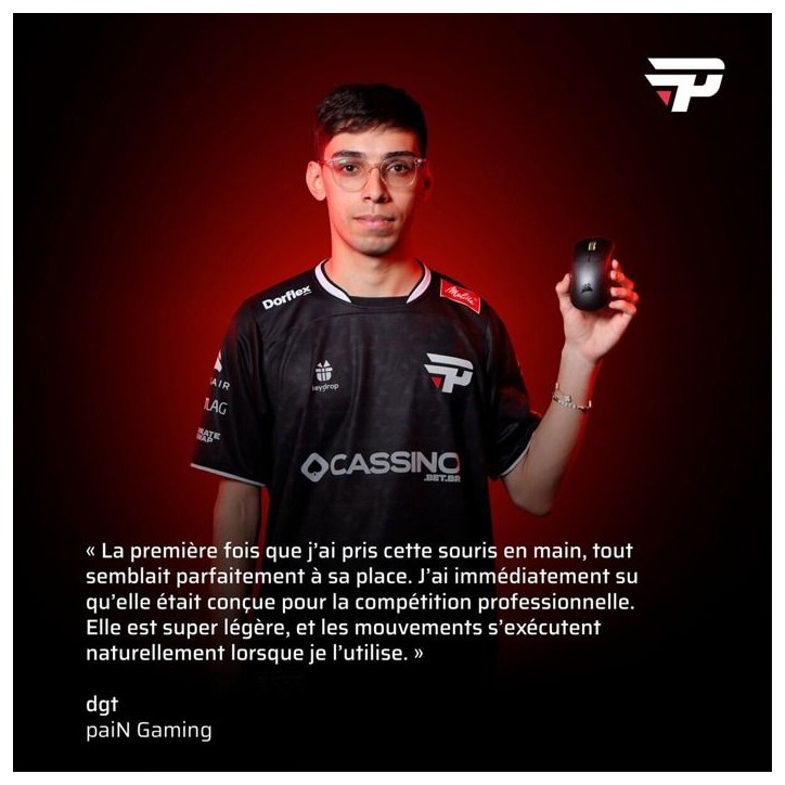 Souris Gamer - Sans Fil - Corsair - SABRE v2 PRO Ultralight - Noir Souris Gamer - Sans Fil - Corsair - SABRE v2 PRO Ultralight - Noir